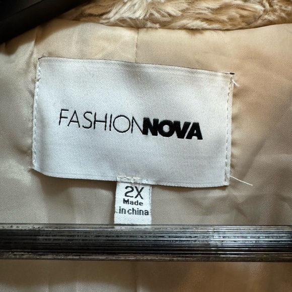 Cream Teddy Jacket - Picture 6 of 8